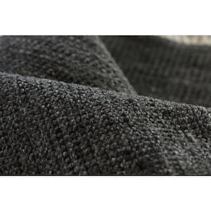 Cove Charcoal 10 ft. x 14 ft. Washable Area Rug