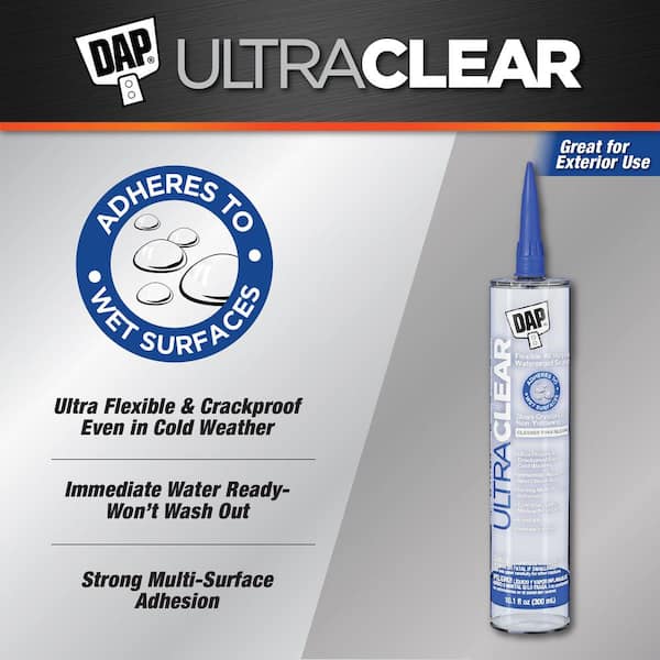 DAP® All-Purpose Adhesive Sealant - Clear, 2.8 fl oz - Fry's Food Stores