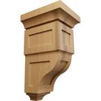 6 in. x 12 in. x 6-3/4 in. Cherry Large Reyes Wood Corbel