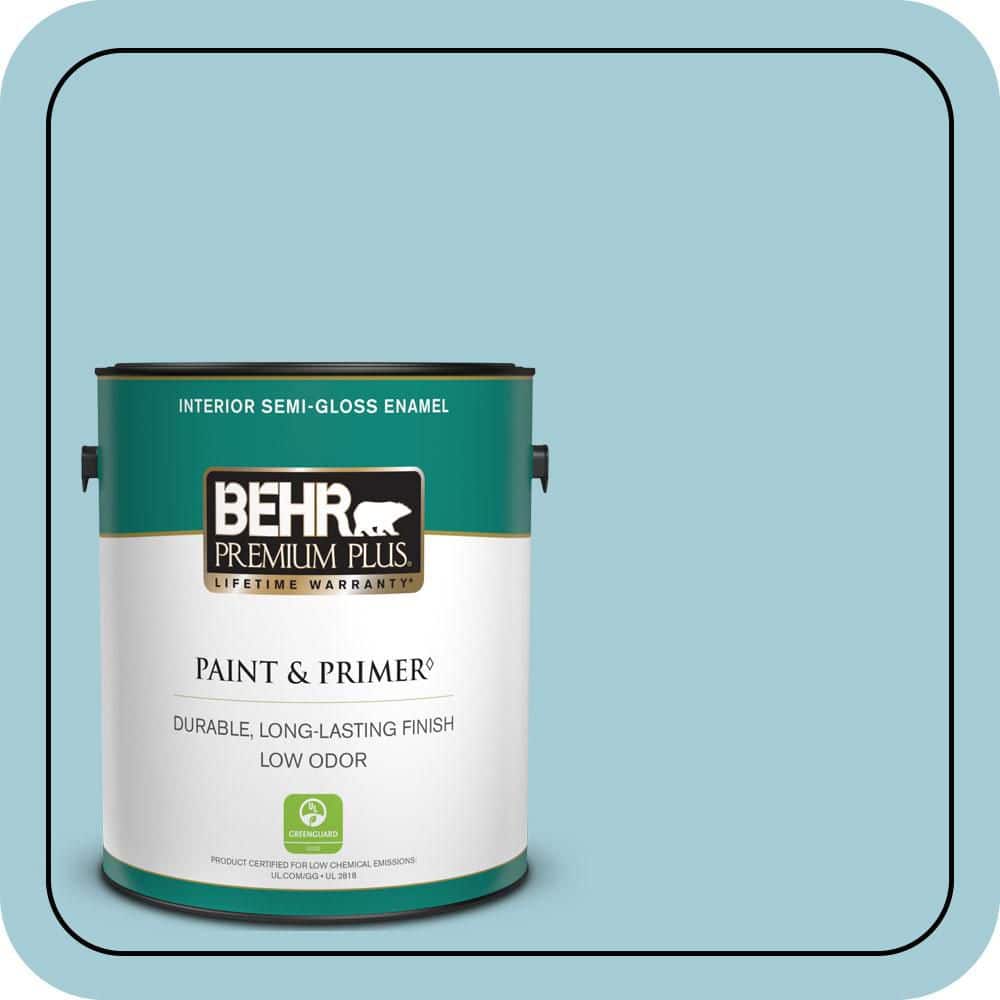 1 gal. #S460-2 Drip Semi-Gloss Enamel Low Odor Interior Paint & Primer price history on PriceWatchPro