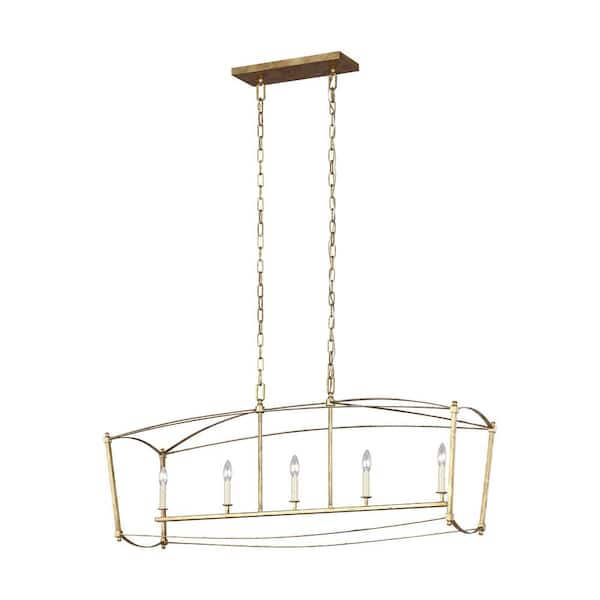 thayer 5 light linear chandelier