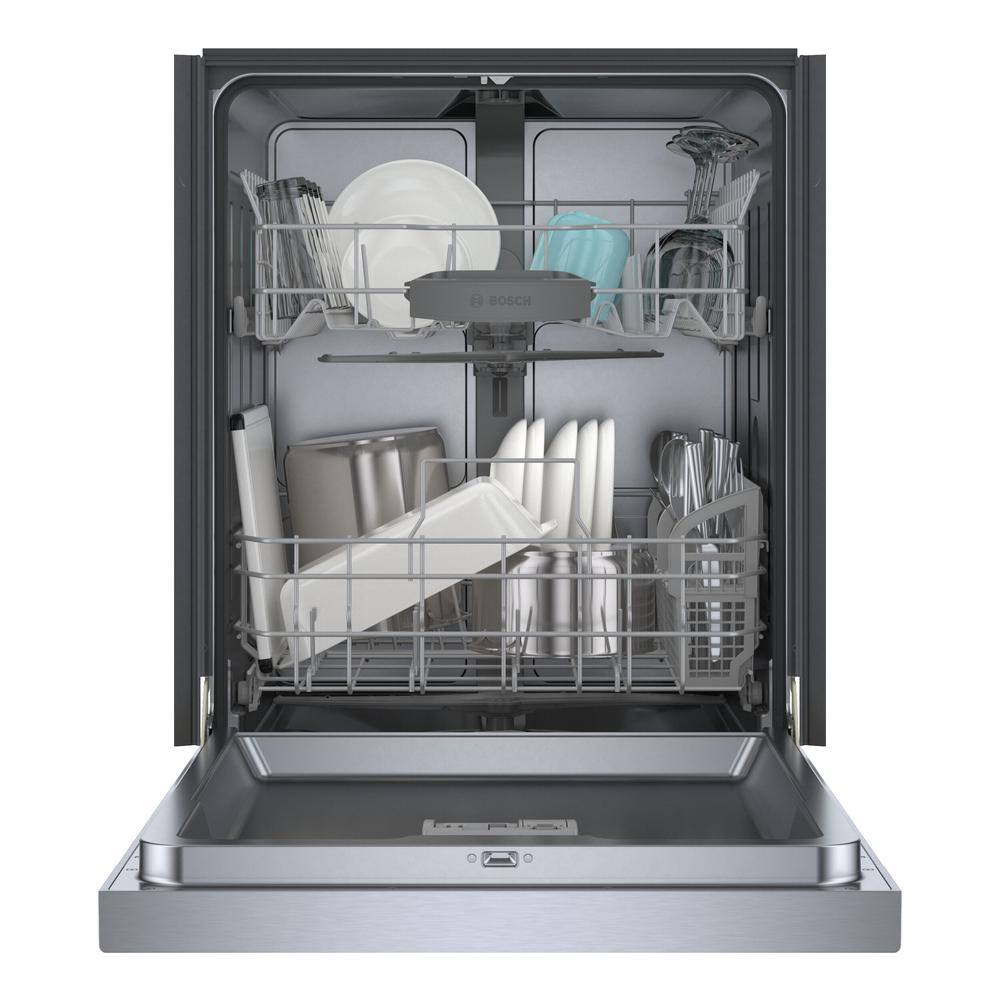 24" Stainless Steel Built-In Dishwasher with Front Control and 3rd Rack