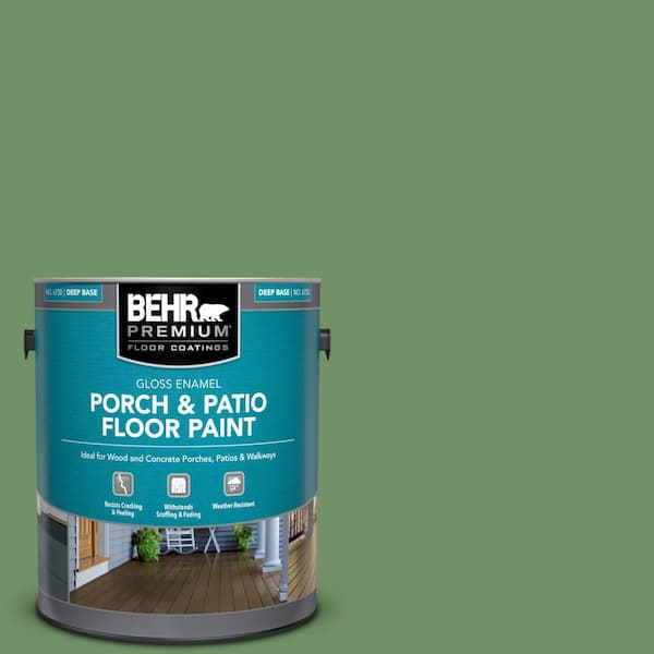 BEHR PREMIUM 1 gal. #M400-6 Mixed Veggies Gloss Enamel Interior/Exterior Porch and Patio Floor Paint