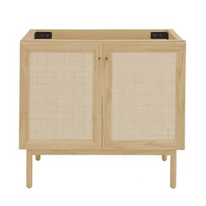 Classe 36" Freestanding Bathroom Vanity Cabinet without Top in Natural Oak