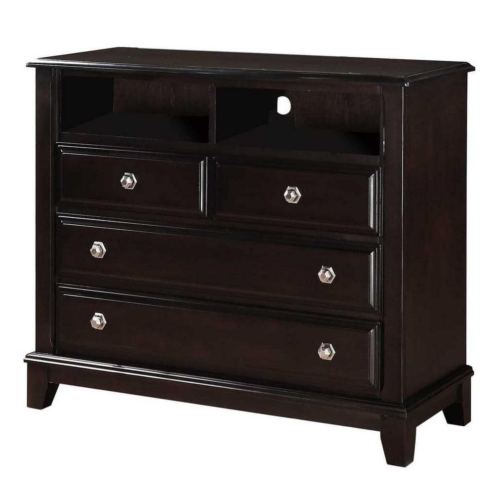 AndMakers Ashford 4-Drawer Cappuccino Chest of Drawers (41 in. H x 48 in. W x 19 in. D) -  PF-G9800-TV