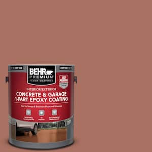 1 gal. #PFC-08 Terra Brick Self-Priming 1-Part Epoxy Satin Interior/Exterior Concrete and Garage Floor Paint