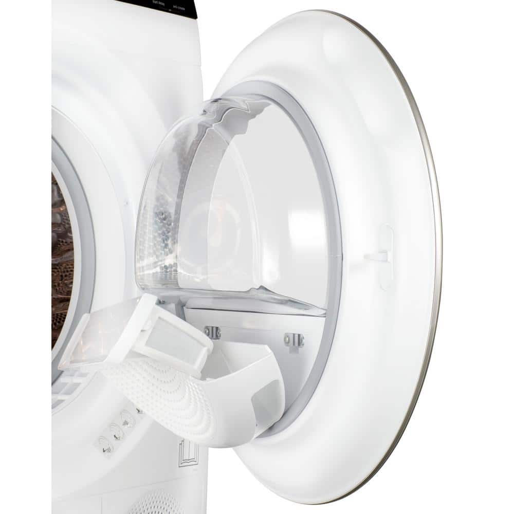 Summit Appliance SLD242W Summit Appliance 3.88 Cubic Feet Ventless Electric Stackable Dryer