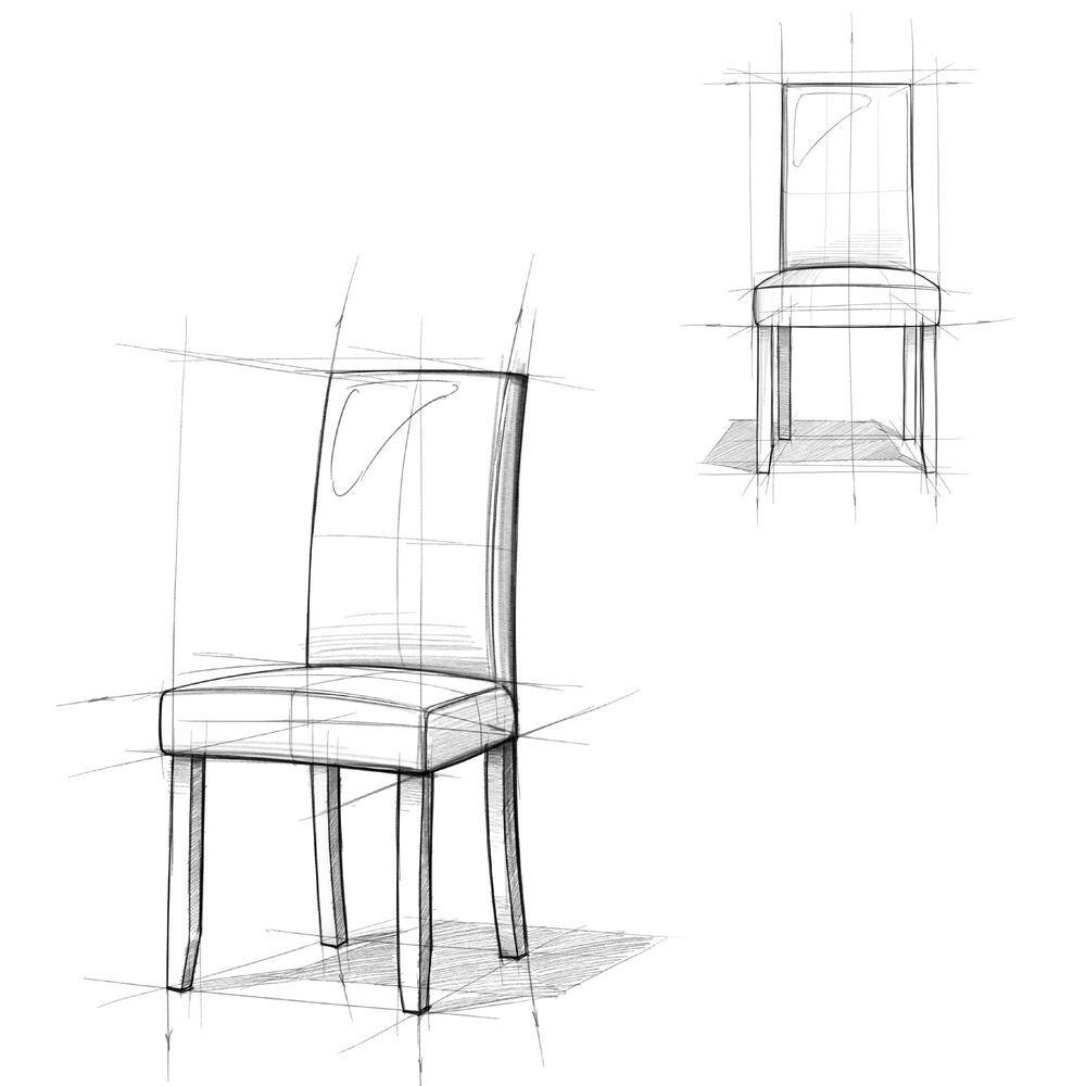 Distressed Black Faux Leather Upholstered Parsons Side Chair