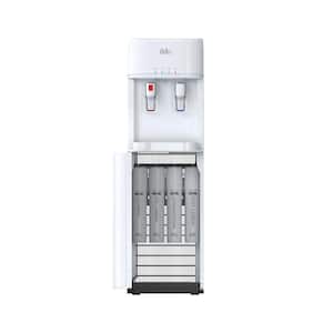 Bottle less Water Dispenser with 4 Stage Ultra Filtration, Paddle Dispense, Hot & Cold, LED Indicator Light, White