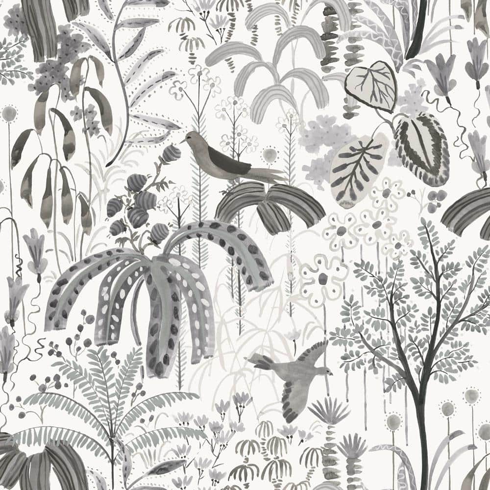 Misty Grey Willow Vinyl Peel and Stick Wallpaper Roll (Covers 28 sq. ft.) price history on PriceWatchPro