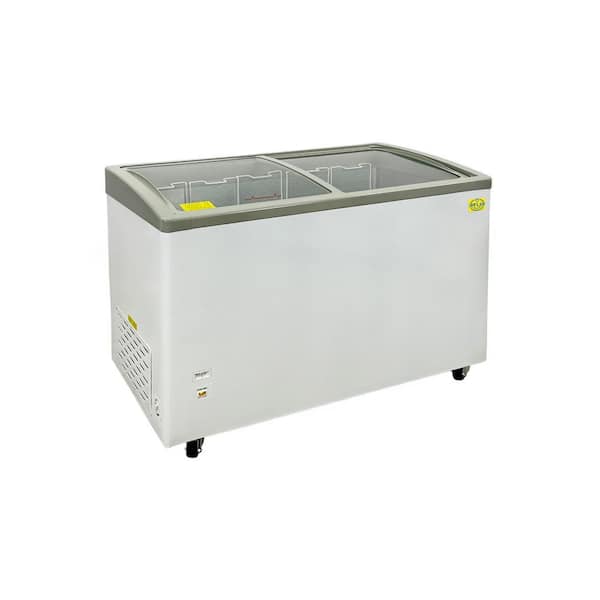 Elite Kitchen Supply 50.2 in. 12.69 cu. ft. Manual Defrost Commercial Ice Cream Chest Freezer ESD359S in White