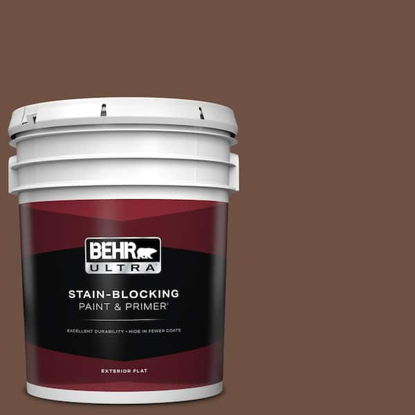 BEHR ULTRA 5 gal. #PPU3-19 Moroccan Henna Flat Exterior Paint & Primer