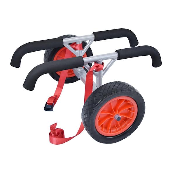 TraverseHD Bunk Style Aluminum 250 lbs. Capacity with Air Less Tires Heavy Duty Kayak/Canoe Cart