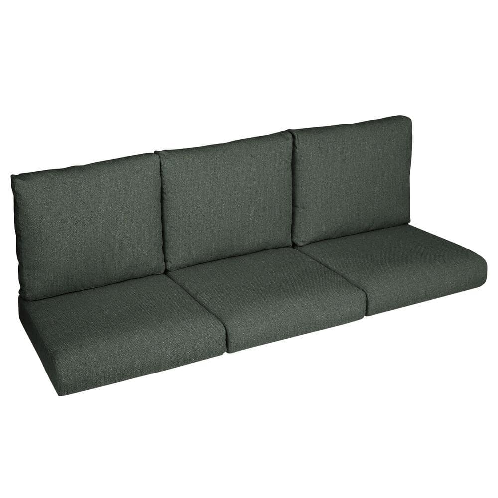 SORRA HOME 27 in. x 29 in. x 5 in. (6-Piece) Deep Seating Outdoor Couch ...