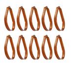 1-1/2 in. Swivel Loop Hanger for Vertical Pipe Support in Copper Epoxy Coated Steel (10-Pack)