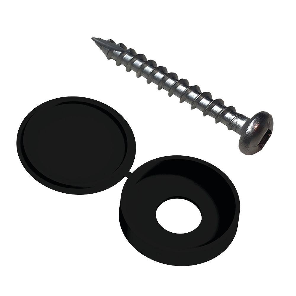Black Stainless Steel Decorative Screen Panel Fastener Kit