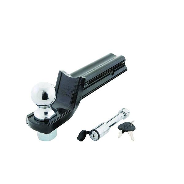 TOWSMART Class III 5000 Lb X-Mount Hitch Kit - 3-1/4" Drop/2" Rise Ball Mount, 2" Ball, Locking Pin - View #11