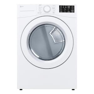 7.4 cu. ft. Vented Stackable Gas Dryer in White with Sensor Dry Technology