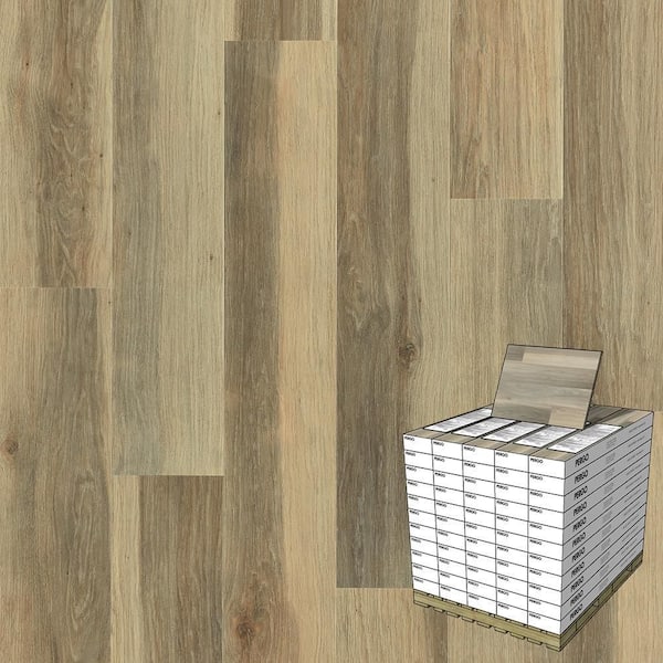 Pergo Outlast+ Lynn Garden Oak 12 mm T x 7.5 in. W Waterproof Laminate Wood Flooring (1079.7 sqft/pallet)