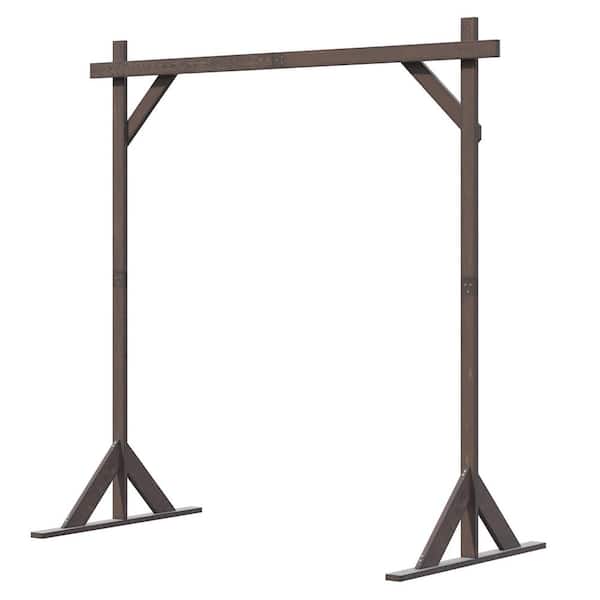 Kingdely Wood Square Arbor Arch for Garden Decoration, Outdoor Durable Decorative Props
