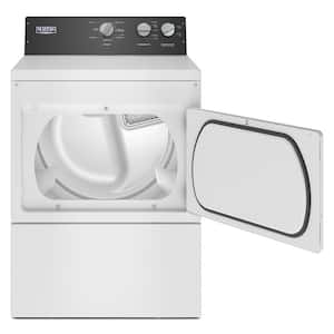 7.4 cu.ft. vented Front Load Gas Dryer in White with Premium Motor