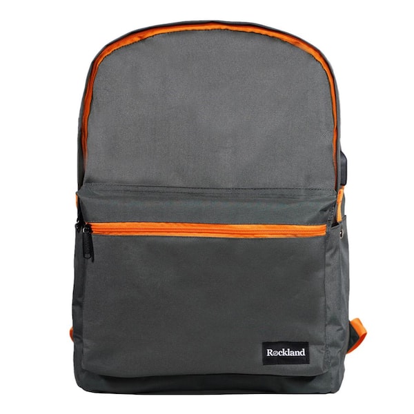 Rockland 17 in. Charcoal Classic Laptop Backpack