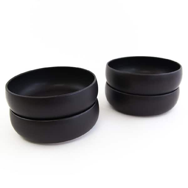 Carthage.Co La Marsa 12 oz. Basalt Stoneware Fruit Plate (Set of 4)