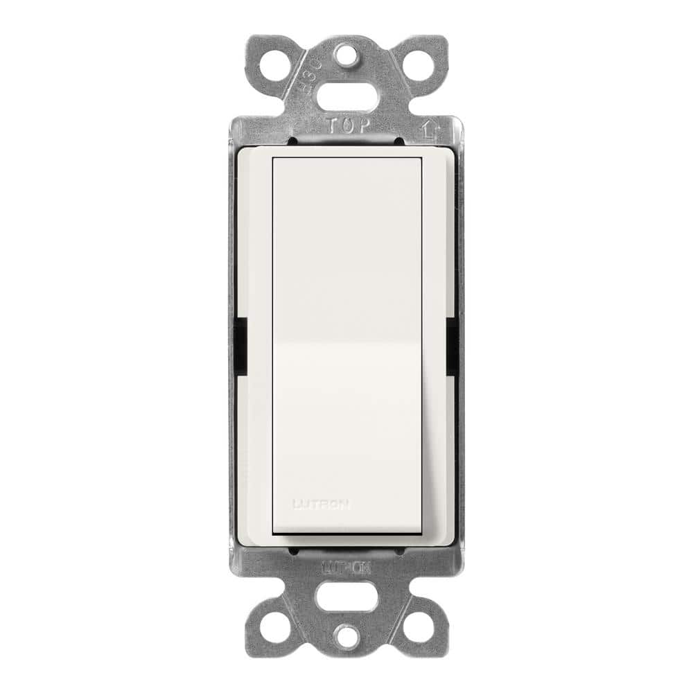 Lutron Claro On/Off Switch, 15-Amp/4-Way, Architectural White (SC-4PS ...