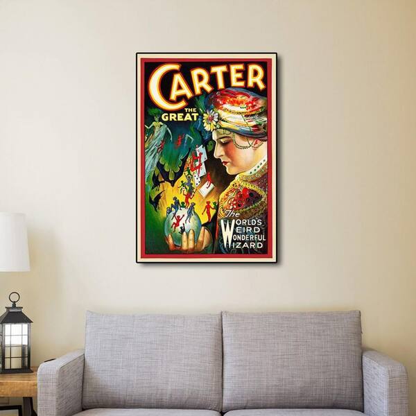 HomeRoots Market Vintage C1920S Carter Vintage Magic Poster