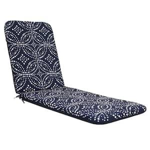 Urban Chic Outdoor Navy Chaise Lounge Cushion 73 in. L x 22 in. W x 2.75 in. H