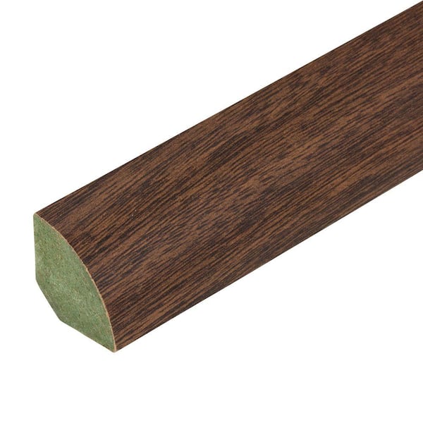 Faus Mahogany Cinnamon Slate 3/4 in. Thick x 3/4 in. Wide x 94 in. Length Laminate Quarter Round Molding