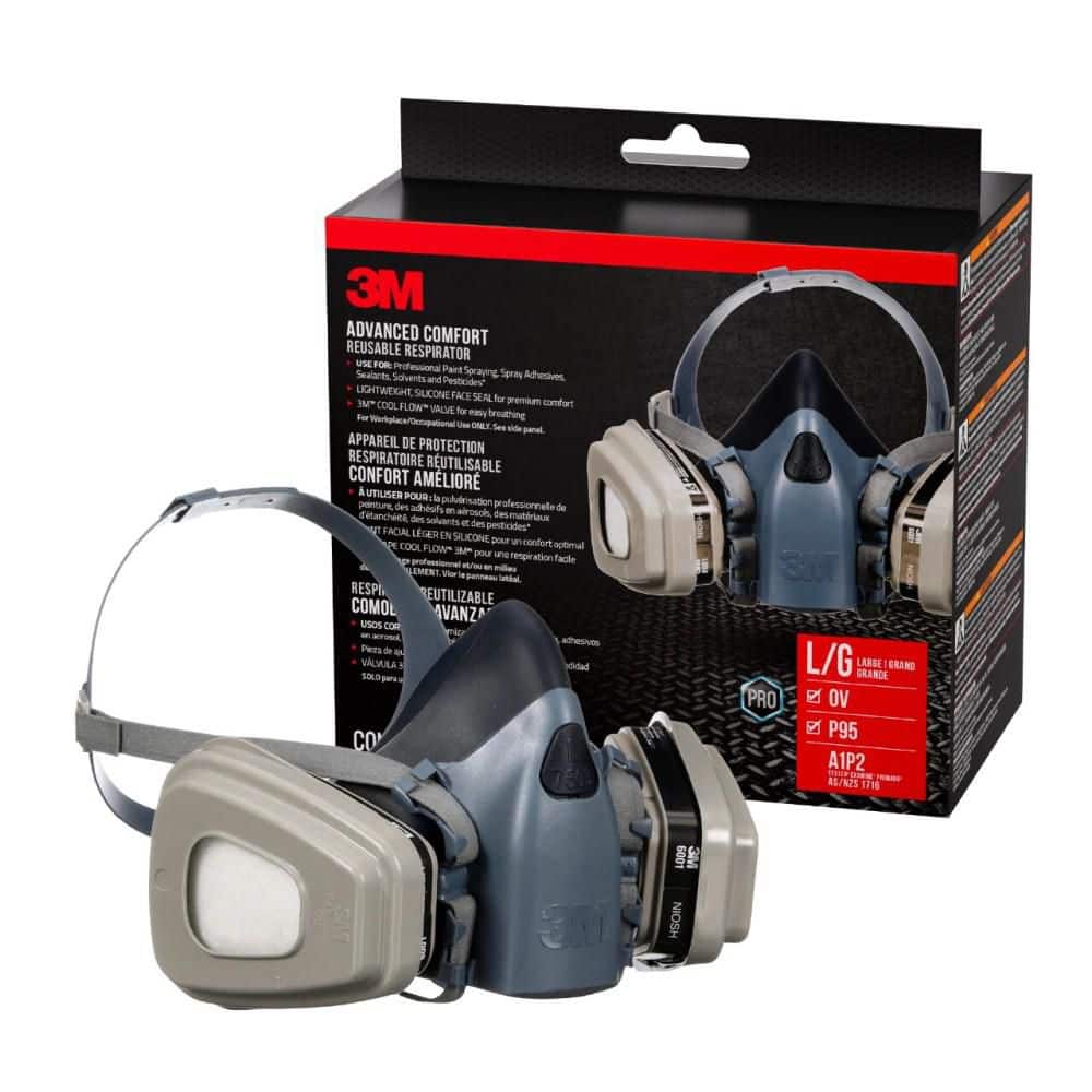 OV P95 Professional Paint Reusable Respirator, Size Large
