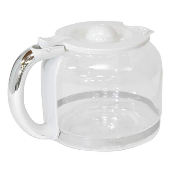 HADEN 12-Cup Ivory / Chrome Replacement Carafe with Lid