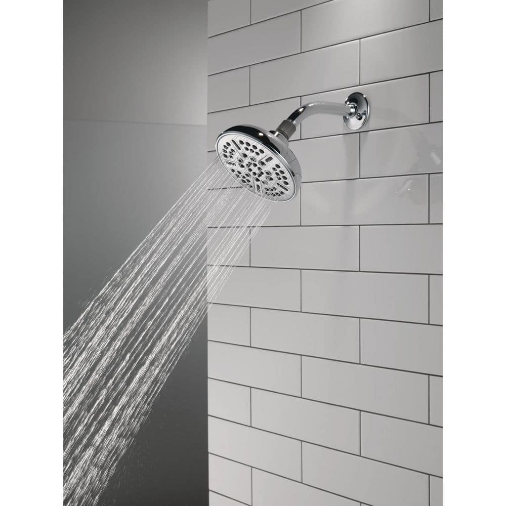Chrome Multi-Head Adjustable Wall Mounted Shower Head