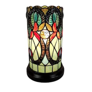 10 in. Tiffany Style Accent Banker Table Lamp