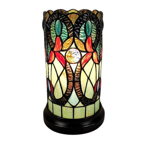 Tiffany Style Accent Banker Table Lamp, Tiffany Accent Table Lamps