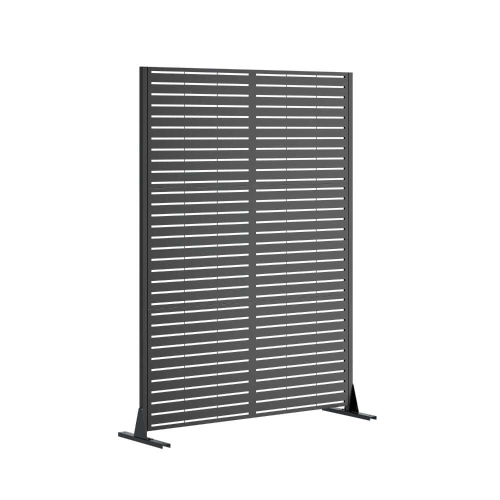 "72"" H x 46"" W Metal Privacy Screen with Stable Base, Portable Divider Screens for Outdoor Freestanding" price history on PriceWatchPro