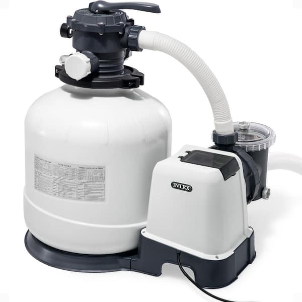 3000 GPH, 3/4 Hp Above Ground Pool Single Speed Sand Filter Pump with Automatic Timer