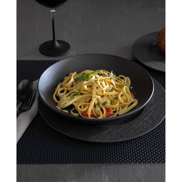 Villeroy & Boch Manufacture Rock 12-Piece Black Service for Four