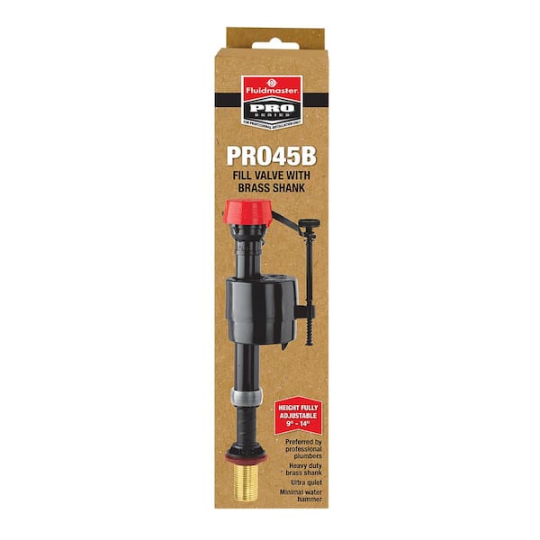 Pro Series Toilet Fill Valve With Brass Shank