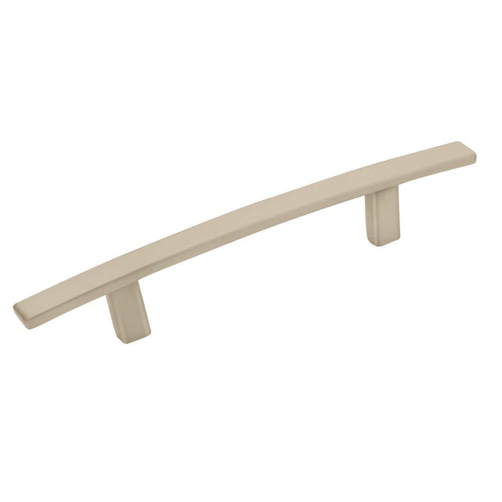Cyprus 3-3/4 in. (96mm) Modern Satin Nickel Arch Cabinet Pull