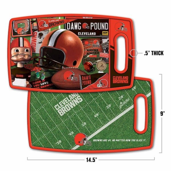 YouTheFan NFL Cleveland Browns Retro Series Polypropyene Cutting Board  0959984 - The Home Depot