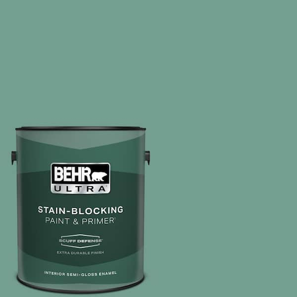 BEHR ULTRA 1 gal. #M430-5 Regal View Extra Durable Semi-Gloss Enamel Interior Paint & Primer