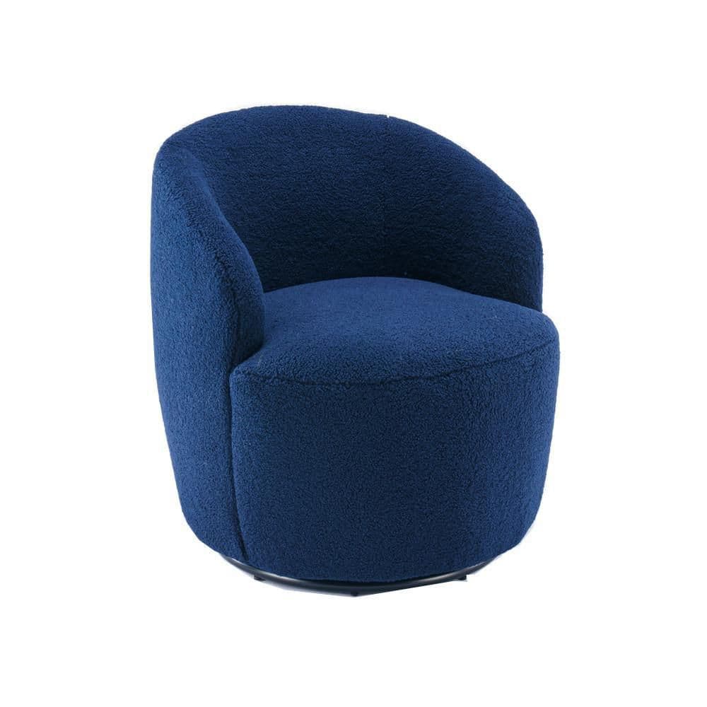 Igloo soft Plush Upholstered Tub Chair 180° Swivel/Return CS1874-MTO 180