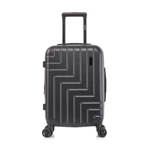 Zahav Light-Weight 20 in. Black Hardside Spinner Luggage Roller Suitcase