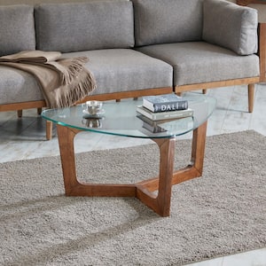 Walker Brown 42 in. W x 28 in. D x 17 in. H Coffee Table