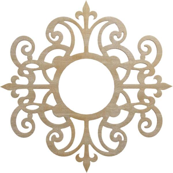 Ekena Millwork 28 in. x 9.125 in. x 0.375 in. Wood Medallion