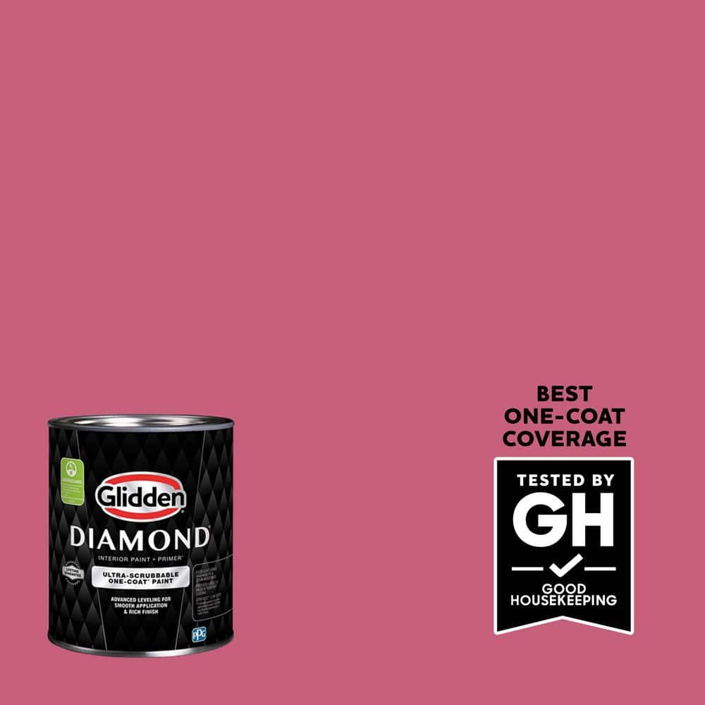 1 qt. PPG1183-6 Cherry Pink Satin Interior Paint with Primer price history on PriceWatchPro