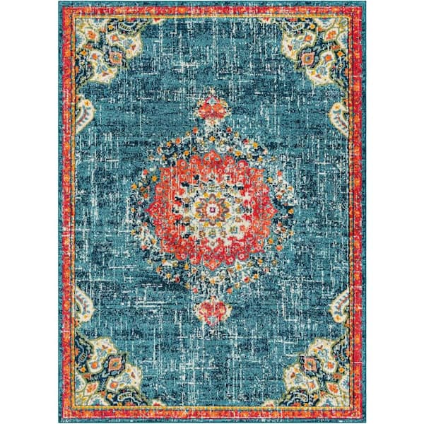 Unique Loom Penrose Alexis Blue 7' 10 x 11' 0 Area Rug