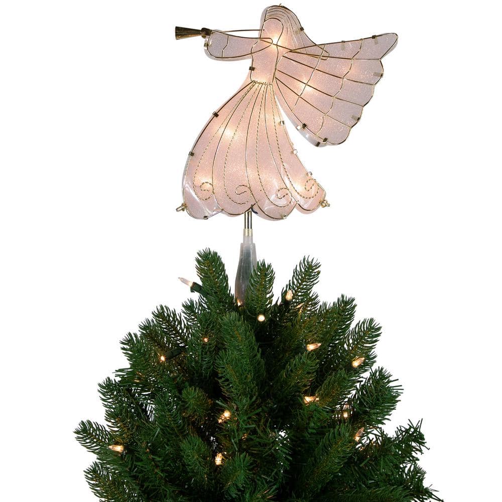 Northlight 18-in Angel White Christmas Tree Topper in the